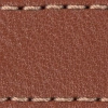 Gurt C1 26mm | Braun / Roségold Thread | Lederteile ohne Schnalle