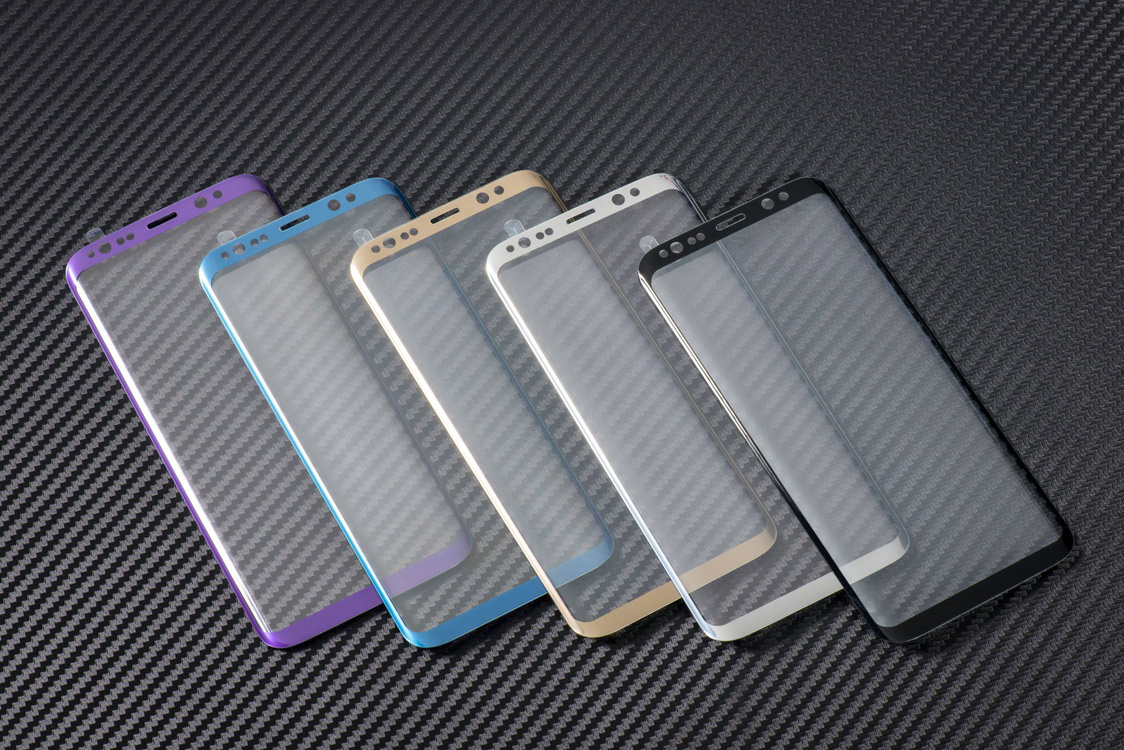 moVear GLASS mSHIELD 3D kompatibel mit Samsung Galaxy S8+ (Plus) | Panzerglas Schutzfolie, Gehärtetes Glas vollständige Abdeckung, 9H