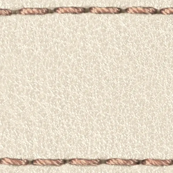 Gurt C1 26mm | Beige / Roségold Thread | Lederteile ohne Schnalle