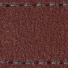 Gurt C1 22mm | Rotbraun / Graphit Thread | Lederteile ohne Schnalle