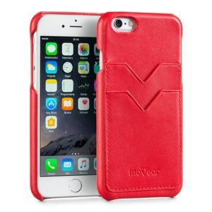 moVear backCover S+ Lederrückseite Cover für Apple iPhone 6 / 6s | Glatte Leder-Hülle, Cappuccino