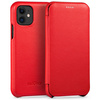 moVear flipSide S Leather slim case for Apple iPhone 11 (6.1") | Smooth leather (Red)