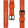 moVear Prestige C1 20mm Orange Leather strap for Huawei Watch GT 3 2 1 / Pro (43/42mm) | Orange stitching [sizes XS-XXL and buckle to choose from]