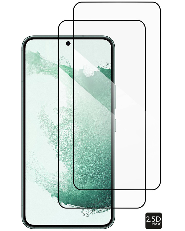 2 Stk. | moVear GLASS mSHIELD 2.5D MAX für Samsung Galaxy S22+ (Plus) (6.6") (Handyhülle freundlich)