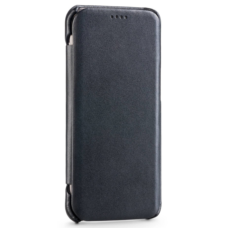 
                    moVear flipSide S+ Leather Case for Samsung Galaxy S7 edge | Smooth, Black