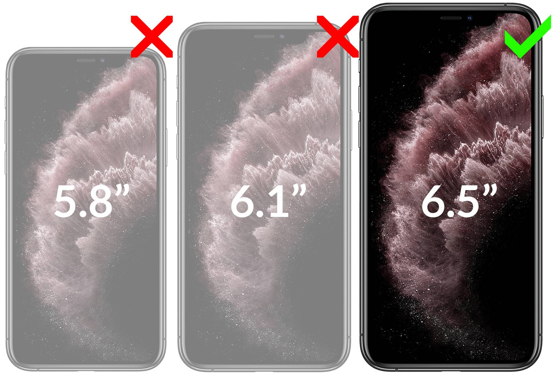 moVear GLASS mSHIELD 3D PRO für Apple iPhone 11 Pro Max / Xs Max (6.5") (Vollbildschutz)
