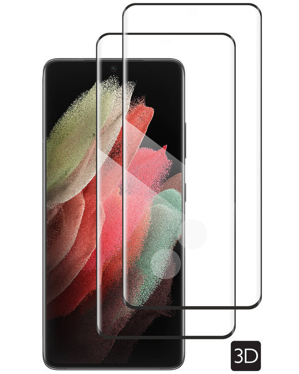 2 Stk. | moVear GLASS mSHIELD 3D für Samsung Galaxy S21 Ultra (6.8") (Vollbildschutz)