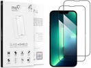 2 Stk. | moVear GLASS mSHIELD 2.5D MAX für Apple iPhone 16e / 14 / 13 / 13 Pro (6.1") (Handyhülle freundlich)