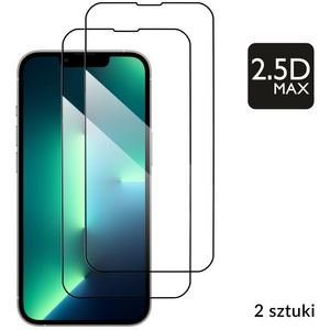 2 Stk. | moVear GLASS mSHIELD 2.5D MAX für Apple iPhone 16e / 14 / 13 / 13 Pro (6.1") (Handyhülle freundlich)