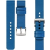 moVear Prestige S1 21mm Uhrenarmband aus Leder | Blau [Größen XS-XXL und Schnalle zur Auswahl]