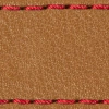 Strap C1 20mm | Light brown / Red thread | Leather parts without buckle