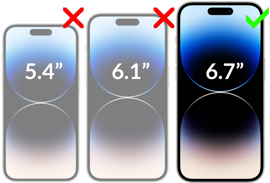 moVear GLASS mSHIELD 3D PRO-E für Apple iPhone 14 Pro Max (6.7") (Handyhülle freundlich)