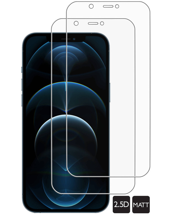 2 pcs. | moVear GLASS mSHIELD 2.5D MATT for Apple iPhone 12 Pro Max (6.7") | (Anti-reflective, case friendly)
