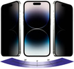 2 Stk. | moVear GLASS mSHIELD 3D PRO privacy für Apple iPhone 14 Pro (6.1") | (Privatisierung)
