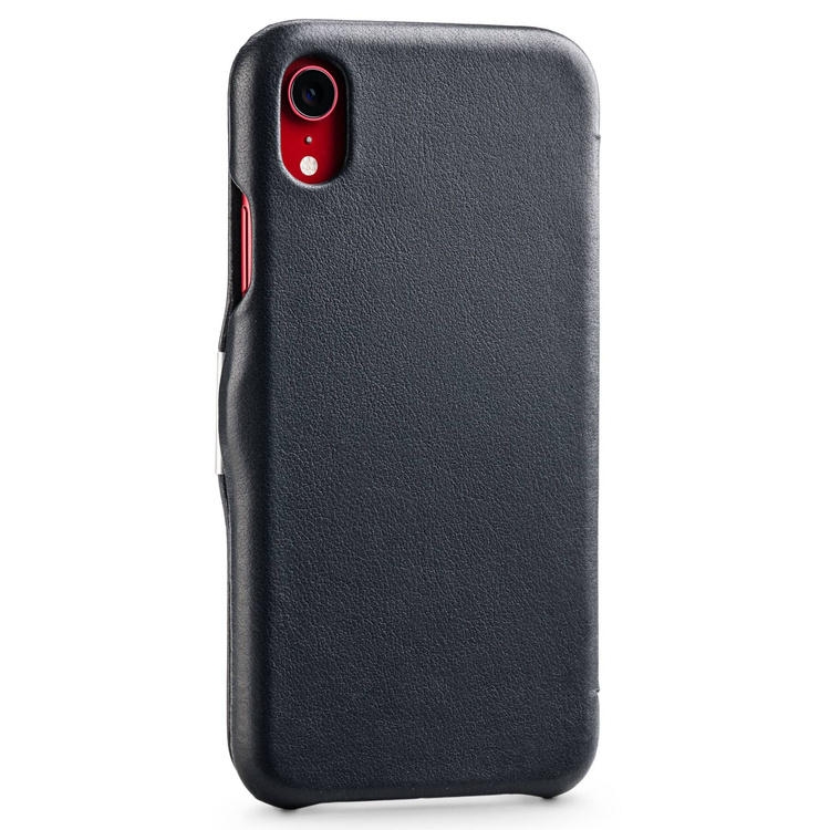 moVear flipSide C Leather case for Apple iPhone Xr (6.1") | Nappa leather (Black)