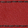 Gurt C1 21mm | Rot / Schwarz Thread | Lederteile ohne Schnalle
