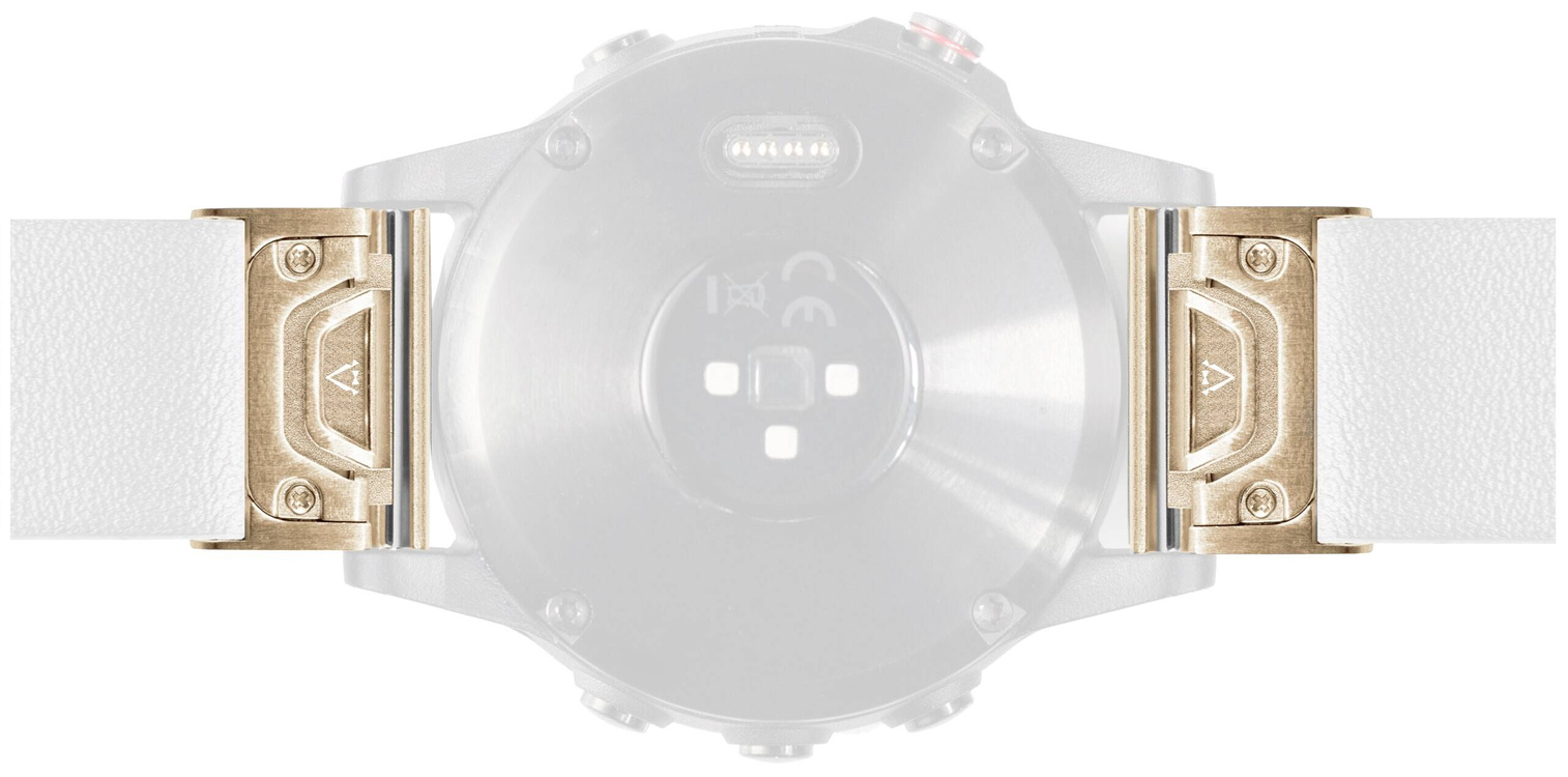 moVear | 18mm watch strap adapter for Garmin QuickFit 20mm Fenix / Instinct - 42/40mm | , Stainless steel +PVD