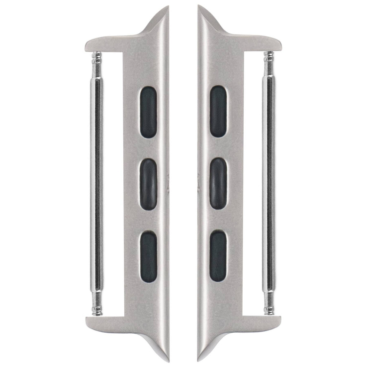 moVear | 26mm Titan Uhrenarmbandadapter für | Silber Titan