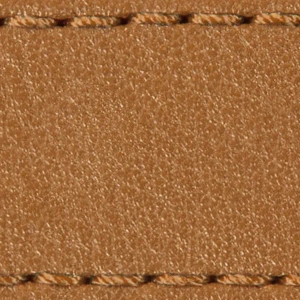 Watch strap pad W1 18mm | Light brown / Brown golden thread
