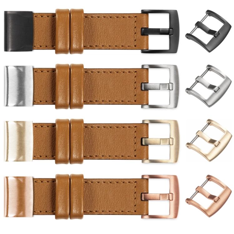 moVear Prestige C1 Leather strap for Garmin QuickFit 26mm (Fenix / Epix / Quatix / Tactix / Enduro - 51mm) Light brown, Light brown stitching [sizes XS-XXL and buckle to choose from]