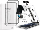 2 Stk. | moVear mBOX GLASS mSHIELD 2.5D MAX MATT für Apple iPhone 15 Pro Max (6.7") (Handyhülle freundlich, Antireflex, mit Applikator)