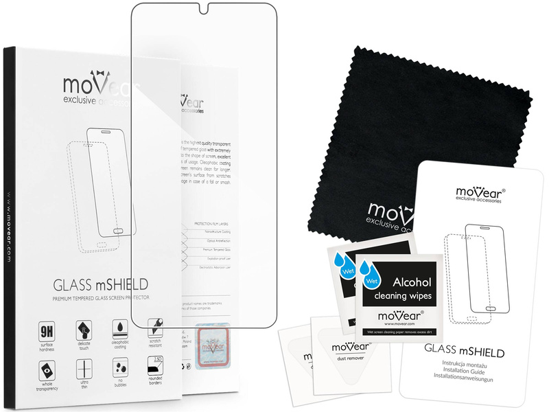 2 Stk. | moVear GLASS mSHIELD 2.5D für Samsung Galaxy S21+ (Plus) (6.7") (Handyhülle freundlich)