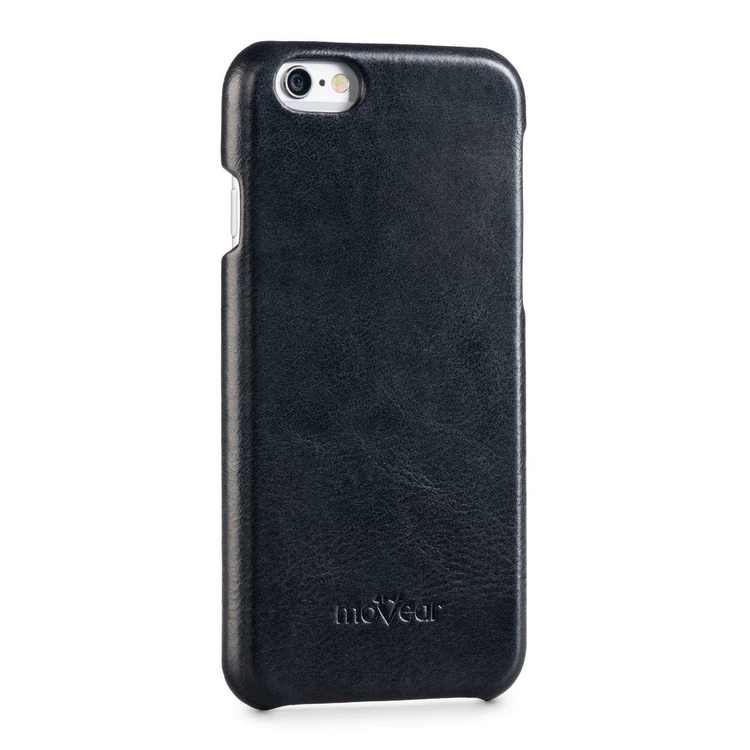 moVear backCover S Lederrückseite Cover für Apple iPhone 6 / 6s | Glatte Leder-Hülle, Cappuccino