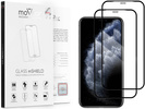 2 Stk. | moVear GLASS mSHIELD 2.5D MAX für Apple iPhone 11 Pro / Xs / X (5.8") (Handyhülle freundlich)