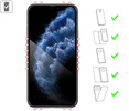moVear mBOX GLASS mSHIELD 2.5D MAX für Apple iPhone 11 Pro / Xs / X (5.8") (einfache Installation)