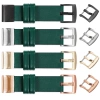 moVear Prestige S1 Leather strap for Garmin QuickFit 22mm (Fenix / Forerunner / Epix / Instinct / Enduro / Quatix / MARQ - 47/45mm) Bottle green [sizes XS-XXL and buckle to choose from]