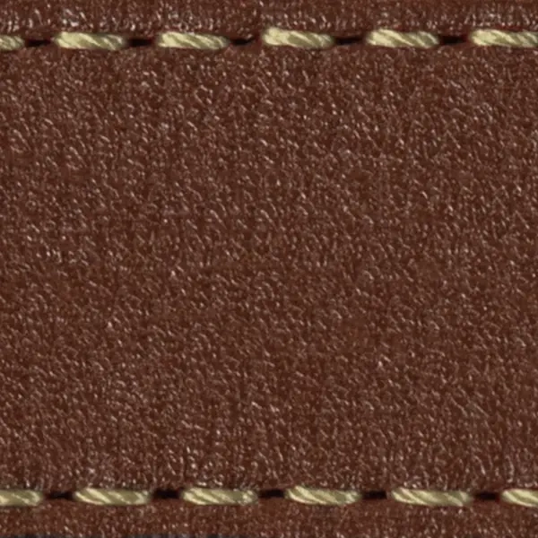 Strap C1 26mm | Dark brown / Creamy thread | Leather parts without buckle
