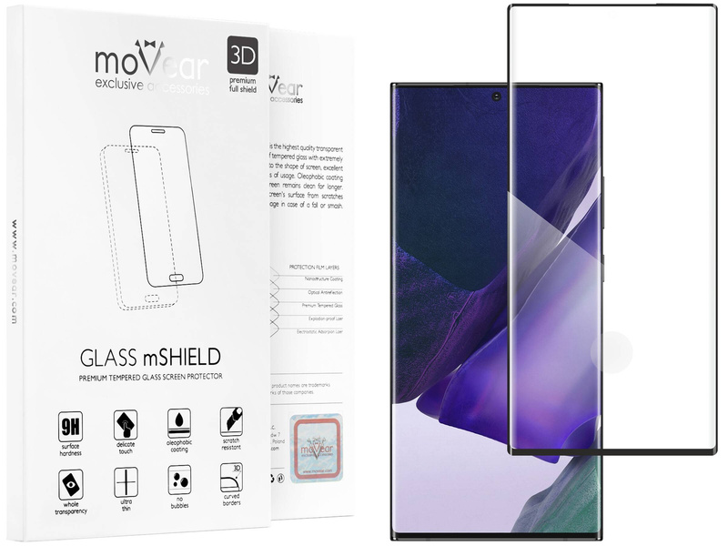 moVear GLASS mSHIELD 3D für Samsung Galaxy Note 20 Ultra (6.9") (Vollbildschutz)