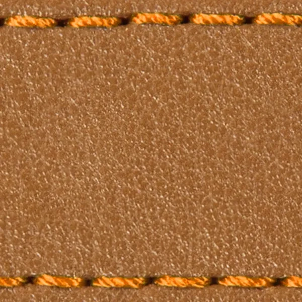 Watch strap pad W1 18mm | Light brown / Orange thread