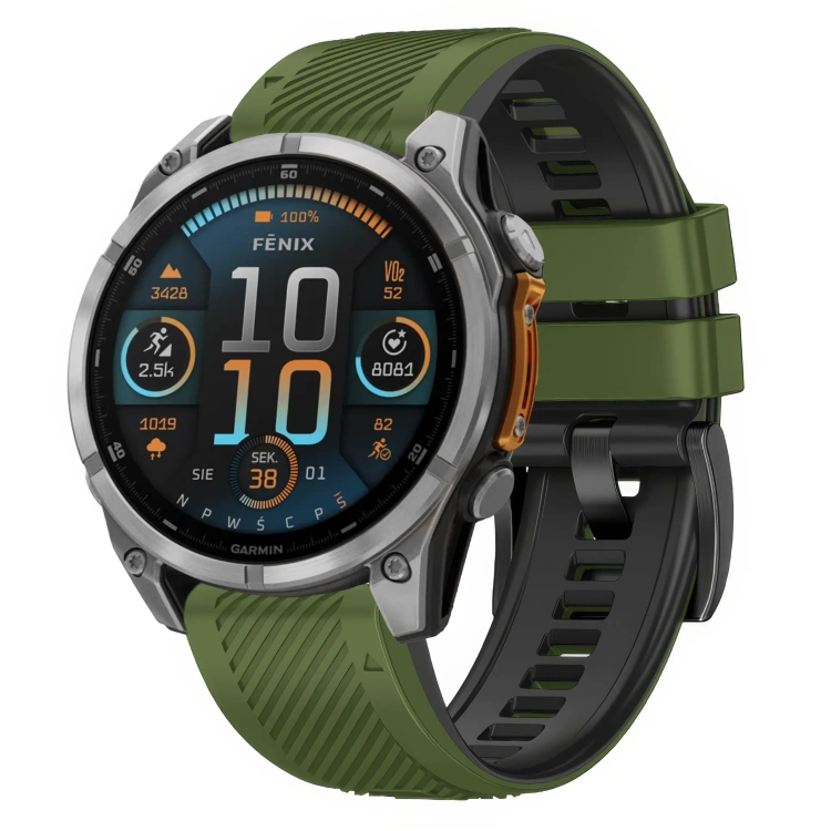 Silikonarmband SIL S1 für Garmin QuickFit 26mm (Fenix / Epix / Quatix / Tactix / Enduro - 51mm) – moVear