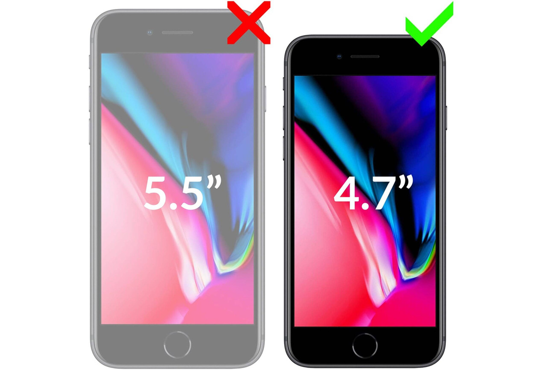 moVear flipSide C Leder Handyhülle für Apple iPhone SE (2022 / 2020) / 8 / 7 (4.7") | Glattleder (Schwarz)