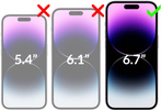 2 Stk. | moVear mBOX GLASS mSHIELD 2.5D MAX privacy für Apple iPhone 14 Pro Max (6.7") (Anti-Spionage, mit Applikator)