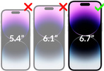 moVear mBOX GLASS mSHIELD 2.5D MAX privacy für Apple iPhone 14 Pro Max (6.7") (Anti-Spionage, mit Applikator)