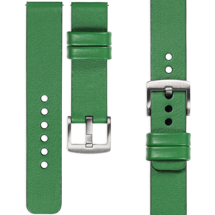 moVear Prestige S1 22mm Leather strap for Xiaomi Watch S1 / Mi Watch / Amzfit Green [sizes XS-XXL and buckle to choose from]
