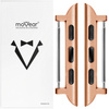 moVear | 18mm watch strap adapter for Apple Watch 9/8/7/6/SE/5/4/3/2/1 (41/40/38mm) | Rose gold, Stainless steel +PVD