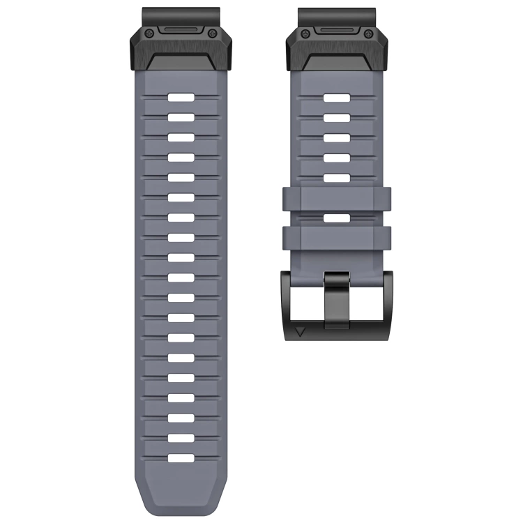 moVear FKM Extreme Strap for Garmin QuickFit 22mm (Fenix / Forerunner / Epix / Instinct / Enduro / Quatix / MARQ - 47/45mm) Gray