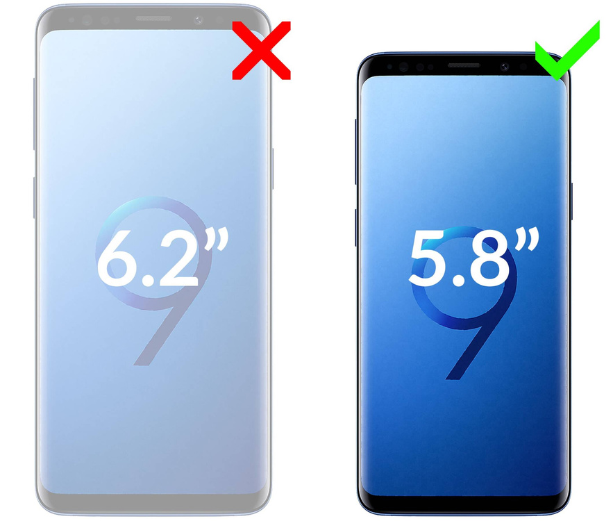 moVear GLASS mSHIELD 3D für Samsung Galaxy S9 (5.8") (Vollbildschutz)
