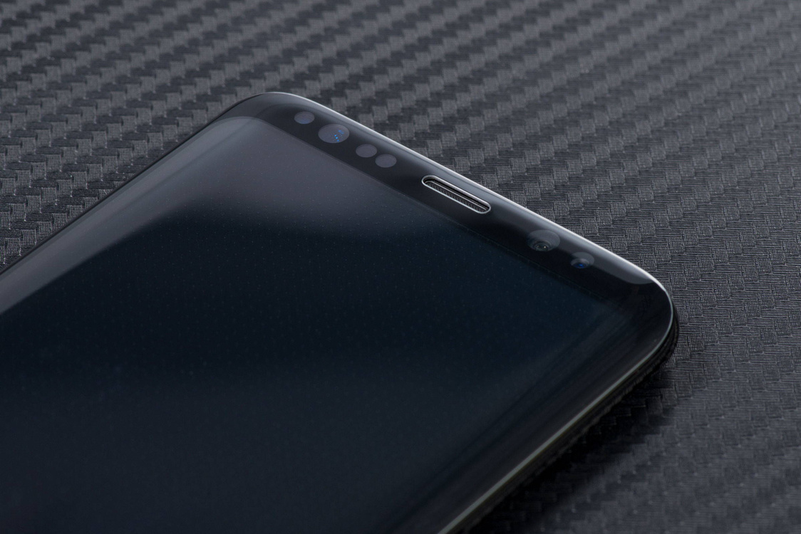 moVear GLASS mSHIELD 3D kompatibel mit Samsung Galaxy S8+ (Plus) | Panzerglas Schutzfolie, Gehärtetes Glas vollständige Abdeckung, 9H