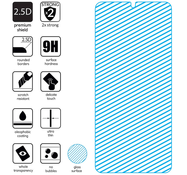 moVear GLASS mSHIELD 2.5D for Samsung Galaxy S21 (6.2") (case friendly)