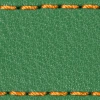 Strap C1 24mm | Green / Orange thread | Leather parts without buckle