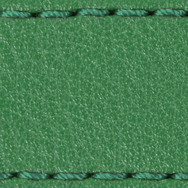 Strap C1 19mm | Green / Dark green thread | Leather parts without buckle