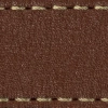 Gurt C1 26mm | Dunkelbraun / Cremig Thread | Lederteile ohne Schnalle