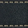 Gurt C1 24mm | Schwarz / Cremig Thread | Lederteile ohne Schnalle