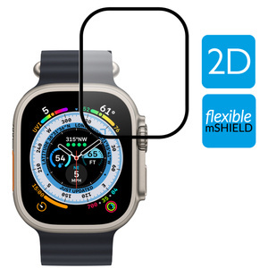 moVear flexible mSHIELD 2D for Apple Watch Ultra (49mm) (1.92"). Armored hybrid glass.