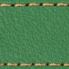 Strap C1 18mm | Green / Gold thread | Leather parts without buckle