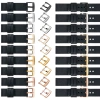 moVear Prestige S1 26mm Uhrenarmband aus Leder | Schwarz [Größen XS-XXL und Schnalle zur Auswahl]